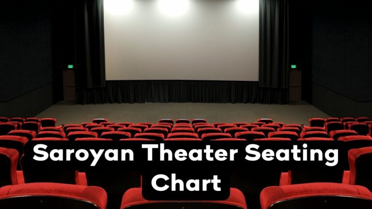 Saroyan Theater Seating Chart 2023