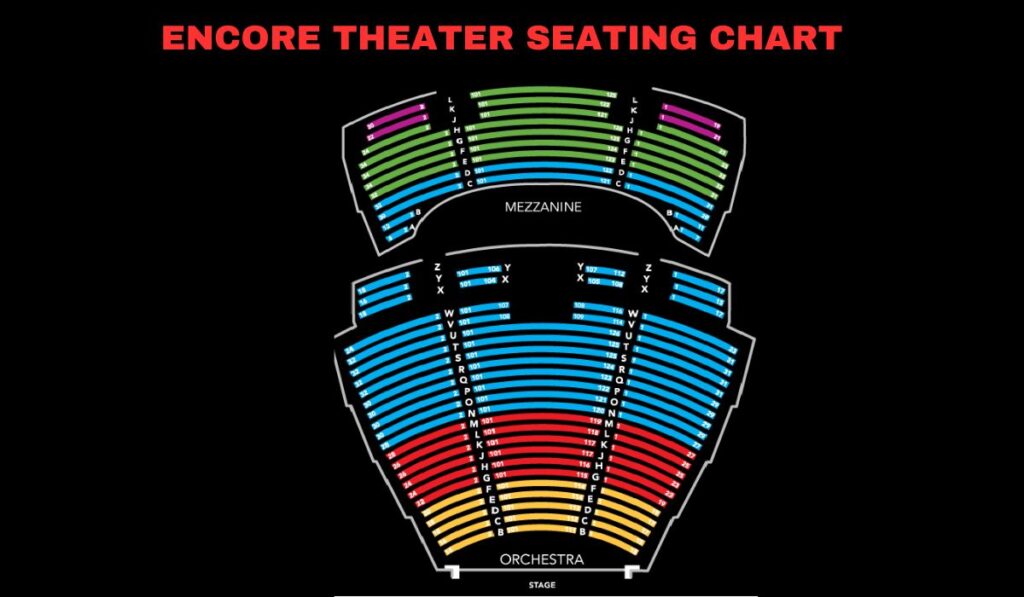 Encore Theater Seating Chart At Wynn Las Vegas