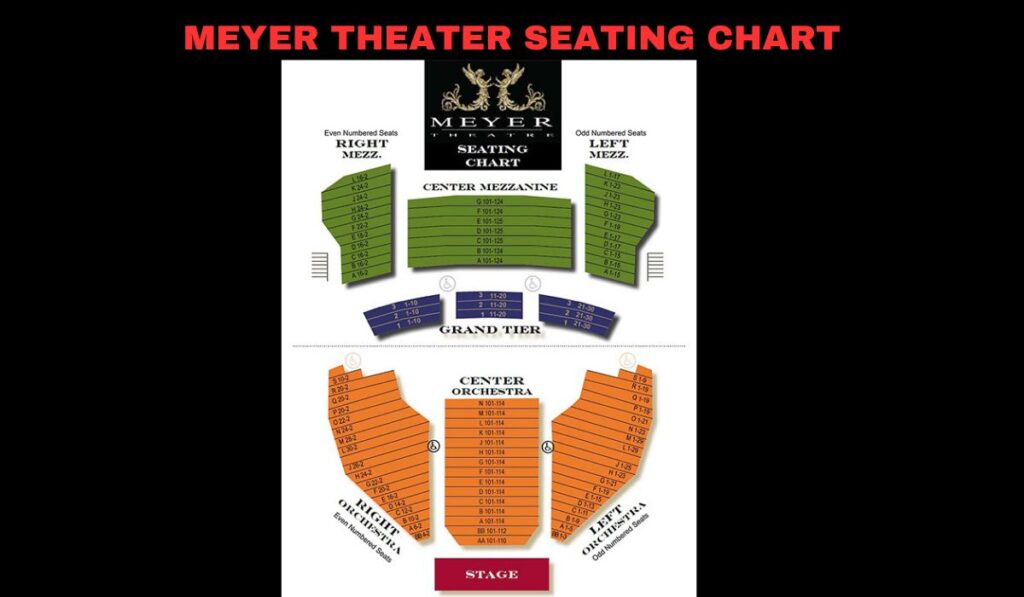 Meyer Theater Seating Chart A Complete Guide