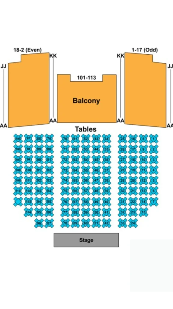 The Fonda Theater Seating Chart