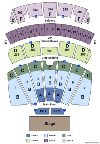 AZ Federal Theater Seating Chart