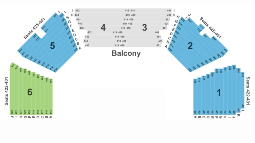 ACL Live Moody Theater Seating Chart Info - Balcony