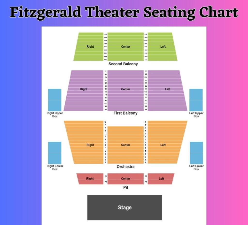 Fitzgerald Theater Seating Chart