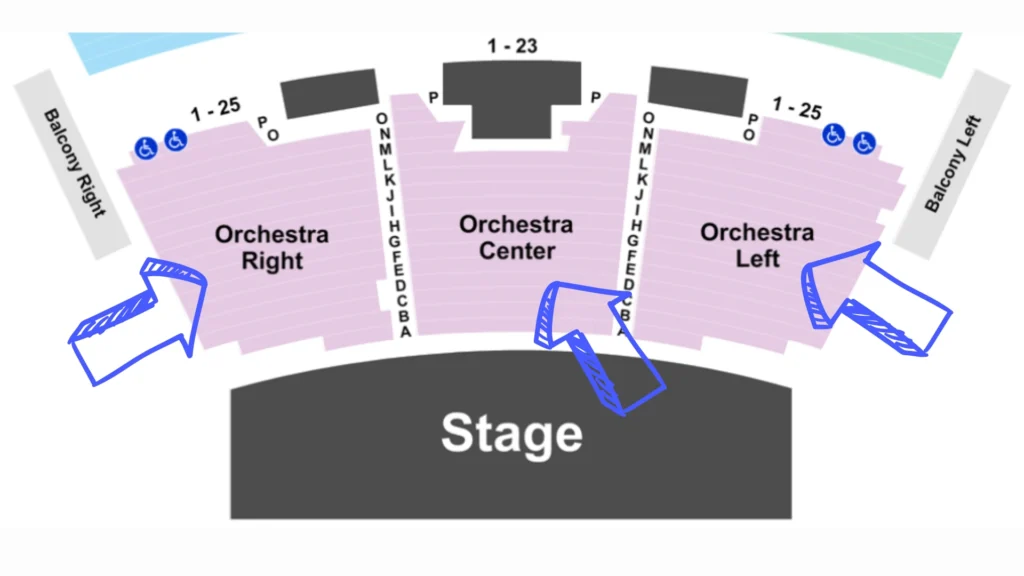 The Grand Sierra Theater Seating Chart Info - Orchestra