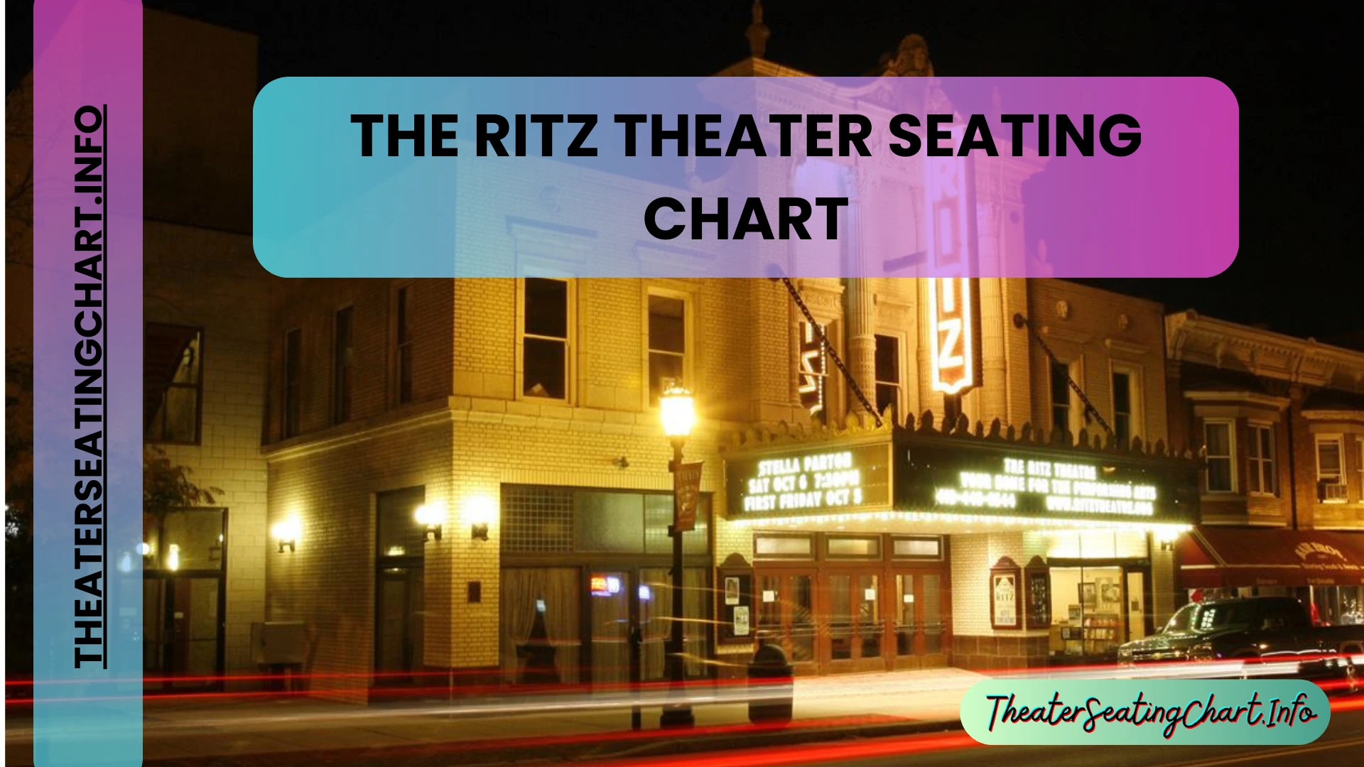 The Ritz Theater Seating Chart