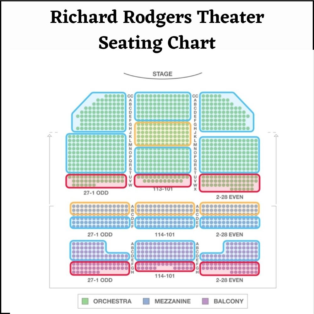 richard rodgers theatre seating chart