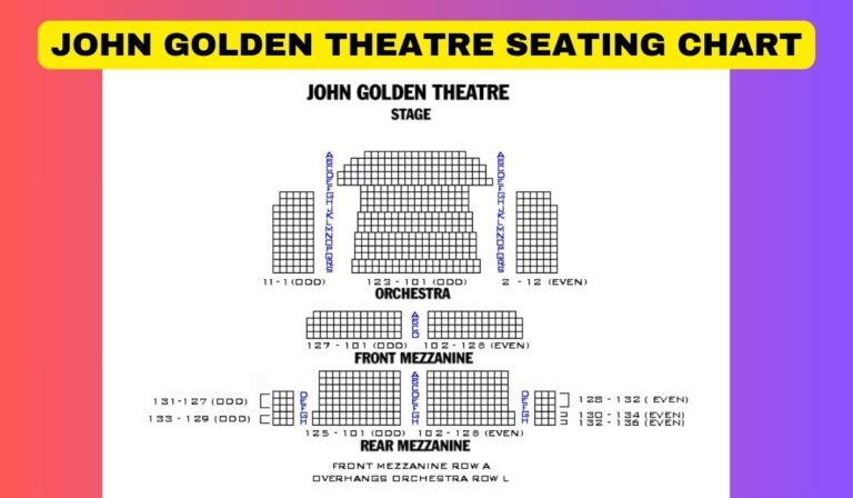 John Golden Theatre Seating Chart