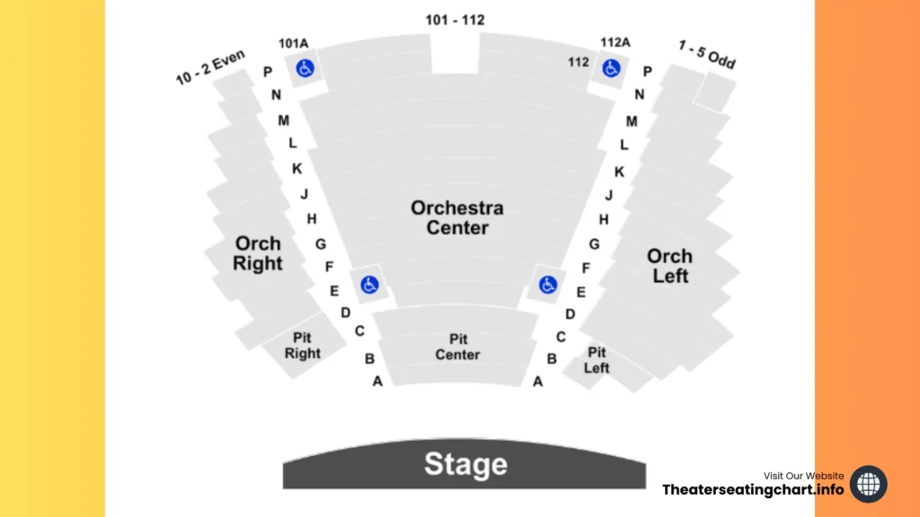 levoy theater seating chart 