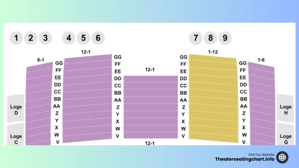 Lorain Palace Theater Seating Chart Map Balcony