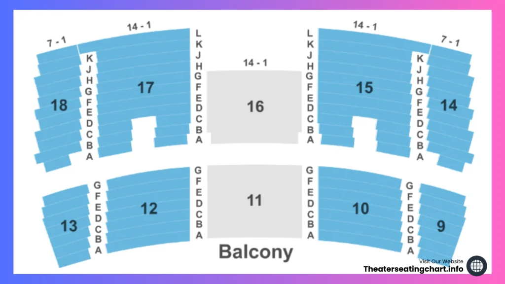 Mahalia Jackson Theater-Seating Chart - Balcony