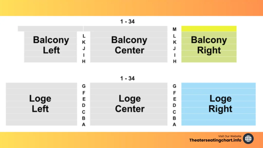 mount baker theater seating chart balcony and loge