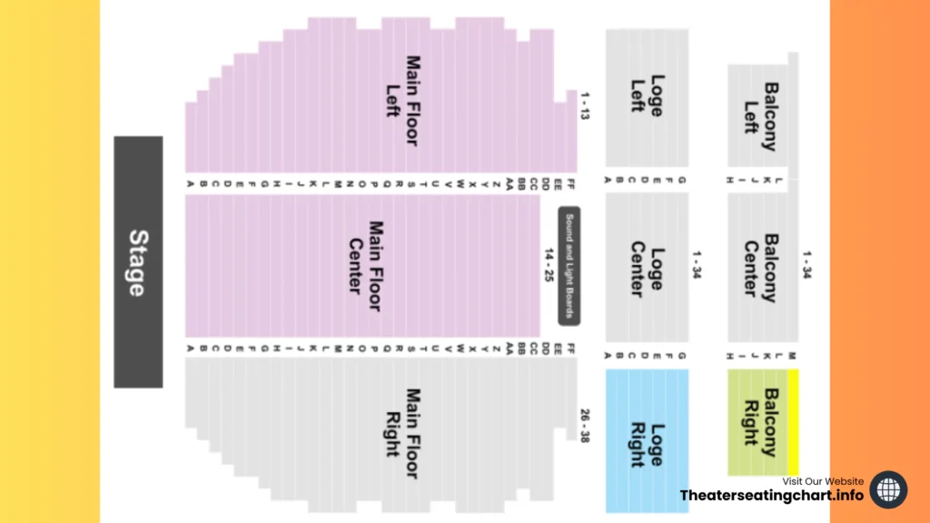 mount baker theater seating chart Map