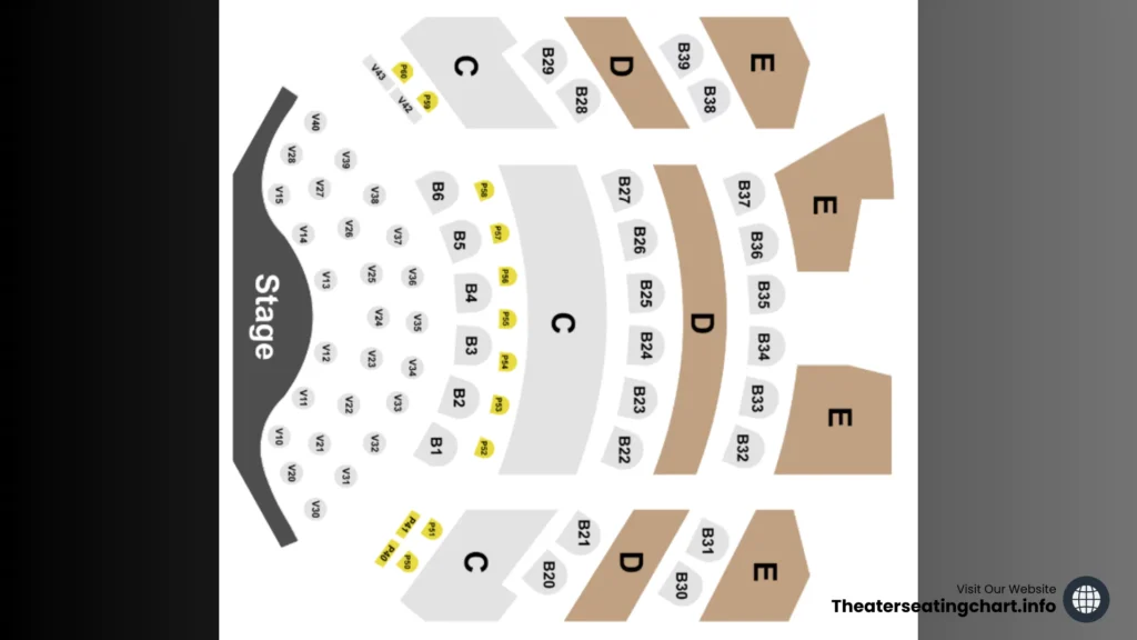 The Strat Theater Seating Chart MAP