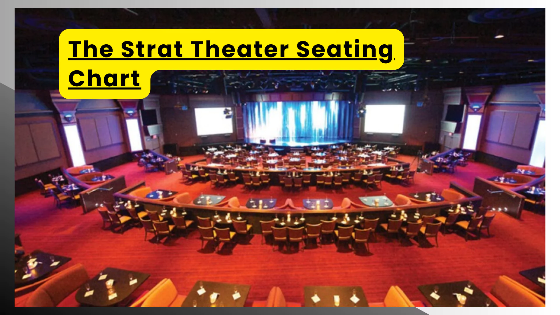 The Strat Theater Seating Chart