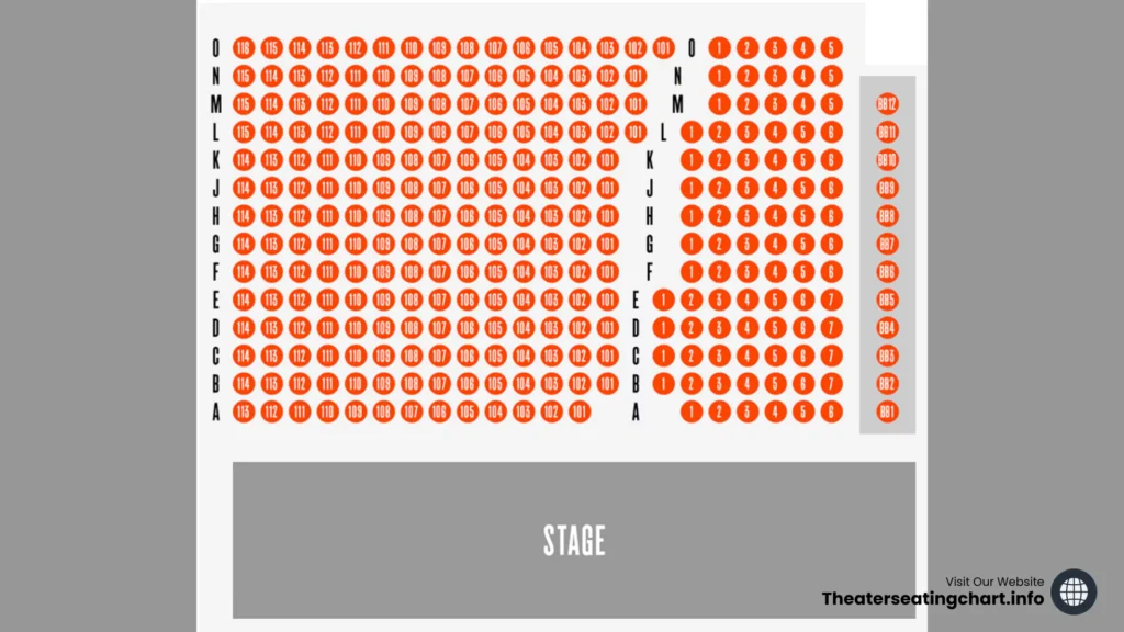 The Tony Kiser Theater Seating Chart Map