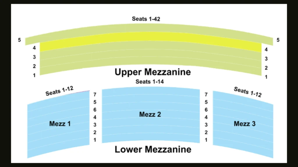 The Avalon Theater Seating Chart Mezzanine