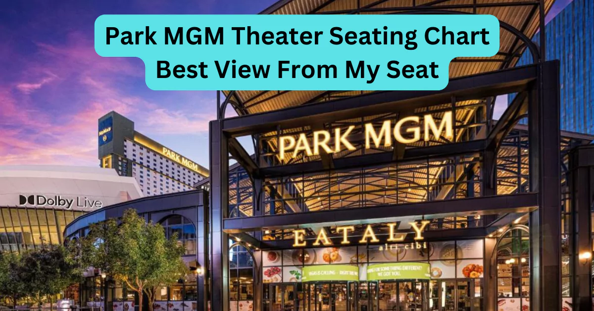 Park MGM Theater Seating Chart: Best View From My Seat