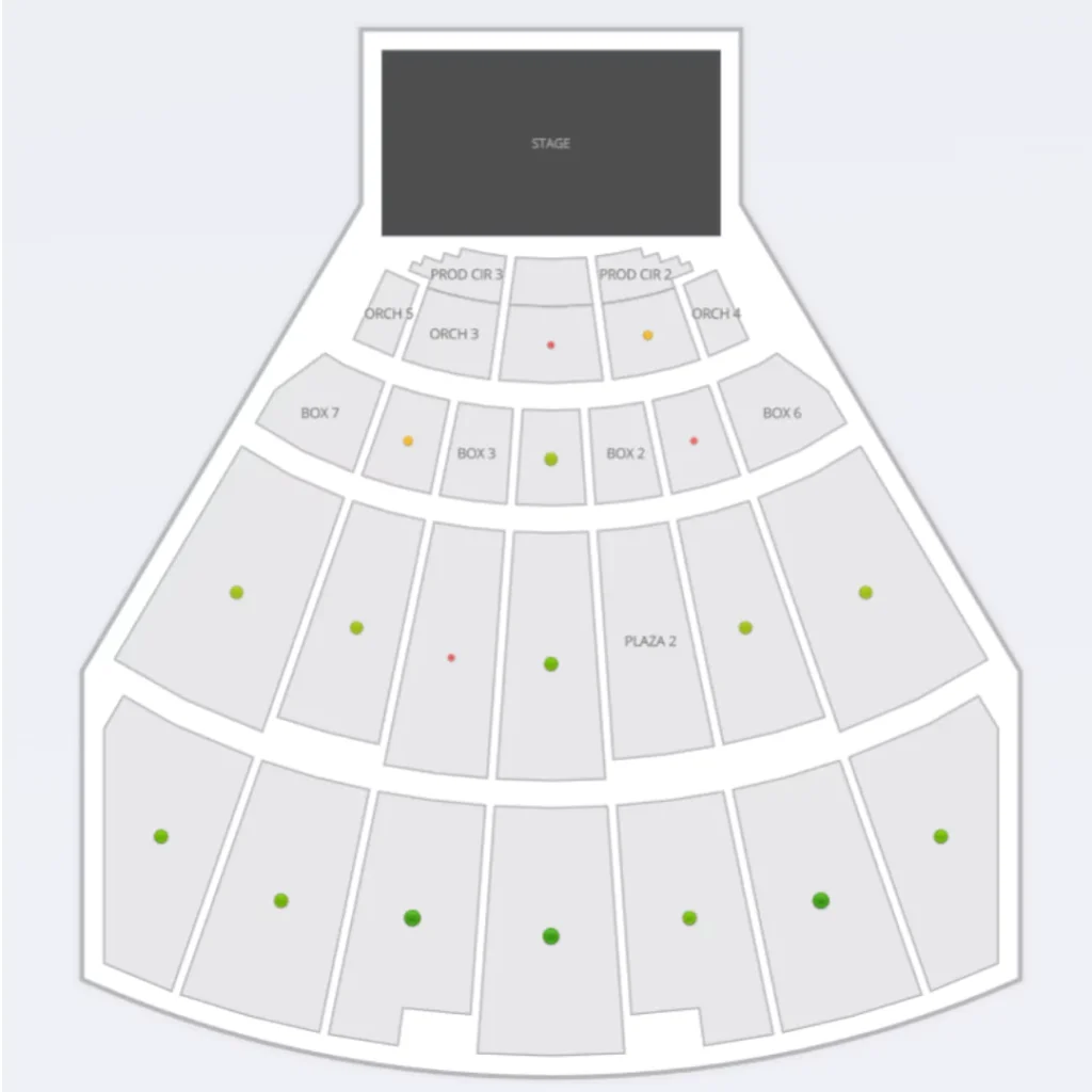 Starlight Theater Seating Chart Second 